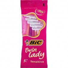 BIC SHAVER TWIN LADY POUCH 5'S Pack Size: 10