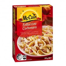 MCCAIN FETTECCINE CARBONARA RED BOX DINNER 375GM Pack Size: 10 MCCAIN FETTECCINE CARBONARA RED BOX DINNER 375GM Pack Size: 10