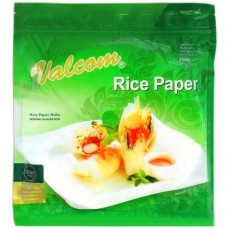 VALCOM RICE PAPER 22CM 250GM pack size: 10