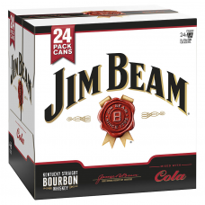 JIM BEAM&COLA CN 4.8%  375ML Pack Size:24 Pack Size:24