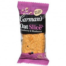CARMANS CRANBERRY & BLUEBERRY HEALTH SNACK OAT SLICE 70GM Pack Size: 12