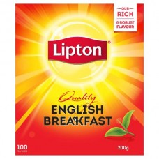 LIPTON ENGLISH BREAKFAST TEABAGS 100S Pack Size: 6