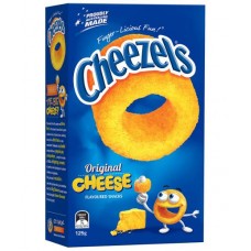 CHEEZELS CHEESE SNACKS BOX 125GM Pack Size: 12