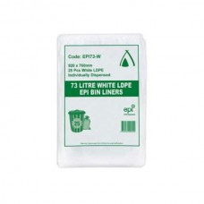 LDPE EPI Garbage Bin Liners 73L 250pk