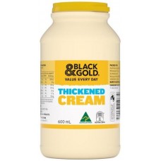 BLACK & GOLD THICKENED CREAM 600ML Pack Size: 12