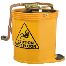 EDCO Mop Bucket Yellow 15ltr R/Wringer