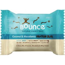 BOUNCE PROTEIN BALL COCONUT AND MACADAMIA 40GM Pack size: 12