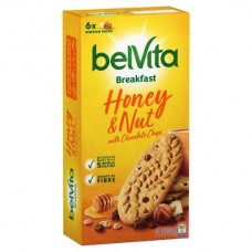 BELVITA HONEY & NUT BREAKFAST BISCUITS 300GM Pack Size: 10