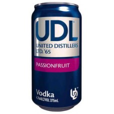 UDL VDK P/FRUIT 4% CAN 375ML Pack Size:24 Pack Size:24