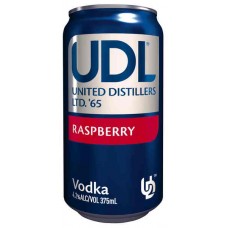 UDL VDK RASPBRY 4% CAN 375ML Pack Size:24 Pack Size:24
