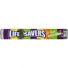 LIFE SAVERS FRUIT PASTILLES 34GM Pack Size: 24