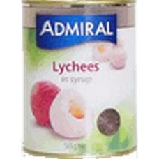 ADMIRAL LYCHEES IN SYRUP 565GM Pack Size: 6