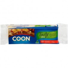 COON CHEESE TASTY SLICES 1.5KG Pack Size: 8