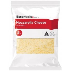 ESSENTIALS CHEF SHREDDED MOZZARELLA CHEESE 2KG Pack Size: 6