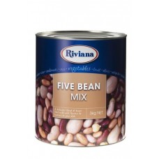 RIVIANA FIVE BEAN MIX 3KG Pack Size: 6