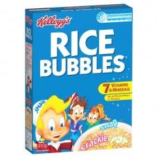 KELLOGGS RICE BUBBLES 410GM Pack Size: 12