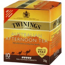 TWININGS AUSTRALIAN AFTERNOON TEA BAGS 10S Pack Size: 12