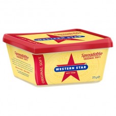 BUTTER WESTERN STAR TRADITIONAL SPREADABLE 375GM Pack Size: 16