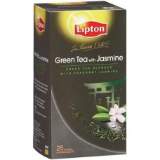 LIPTON GREEN TEA WITH JASMINE SIR THOMAS TEA BAG 25S Pack Size: 6