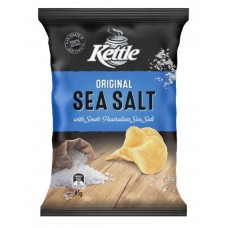 KETTLE SEA SALT NATURAL POTATO CHIPS 45GM Pack Size: 18