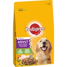 PEDIGREE CHICKEN ADULT DOG FOOD 3KG Pack Size: 4