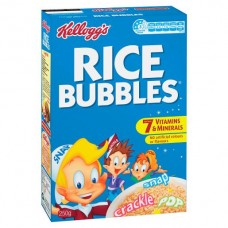 KELLOGGS RICE BUBBLES 250GM Pack Size: 12