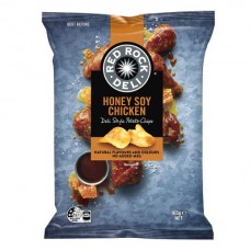 RED ROCK DELI HONEY SOY CHICKEN POTATO CHIPS 165GM Pack Size: 12