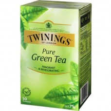 TWININGS LONDON PURE GREEN TEA TEA BAGS 50S Pack Size: 4