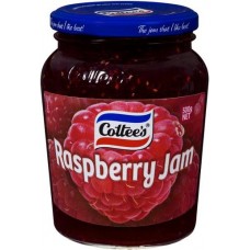 COTTEES RASPBERRY JAM 375GM Pack Size: 6