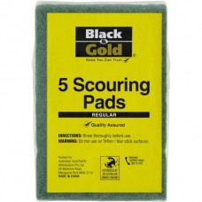 BLACK & GOLD SCOURING PADS REGULAR 5S Pack Size: 12