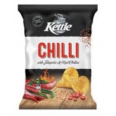 KETTLE CHILLI NATURAL POTATO CHIPS 90GM Pack Size: 12