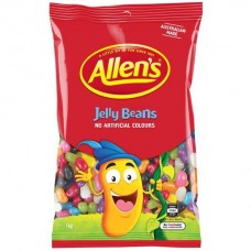 ALLENS JELLY BEANS ASSORTED 1KG Pack Size: 6