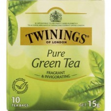 TWININGS PURE GREEN TEABAGS 10S Pack Size: 12