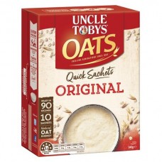 UNCLE TOBY QUICK OATS SATCHELS BREAKFAST CEREAL 10PK Pack Size: 5