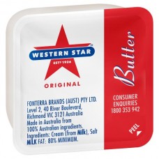 WESTERN STAR ORIGINAL BUTTER PORTIONS 200X8GM Pack Size: 1