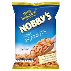 NOBBYS SALTED PEANUTS 375G Pack Size: 12