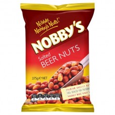 NOBBYS SALTED BEER NUTS 375G Pack Size: 12