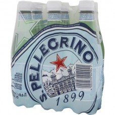 SAN PELLEGRINO SPARKLING MINERAL WATER PET 6 PACK 6X500ML Pack Size: 4