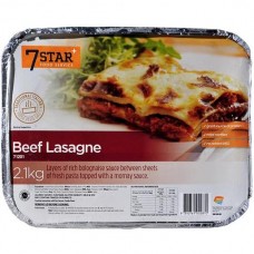 7 STAR BEEF LASAGNE 2.1KG Pack Size: 6 7 STAR BEEF LASAGNE 2.1KG Pack Size: 6