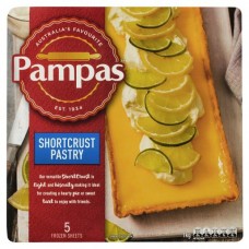 PAMPAS SHORTCRUST PASTRY 1KG Pack Size: 12 PAMPAS SHORTCRUST PASTRY 1KG Pack Size: 12