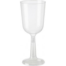 CAST AWAY CLEAR PLASTIC WINE GOBLET 10S Pack Size: 25