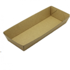 KRAFT PAPER BOARD TRAY 21*11*4cm Pack of 400
