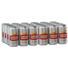 CARLTON DRAUGHT CAN 375ML Pack Size:24 Pack Size:24