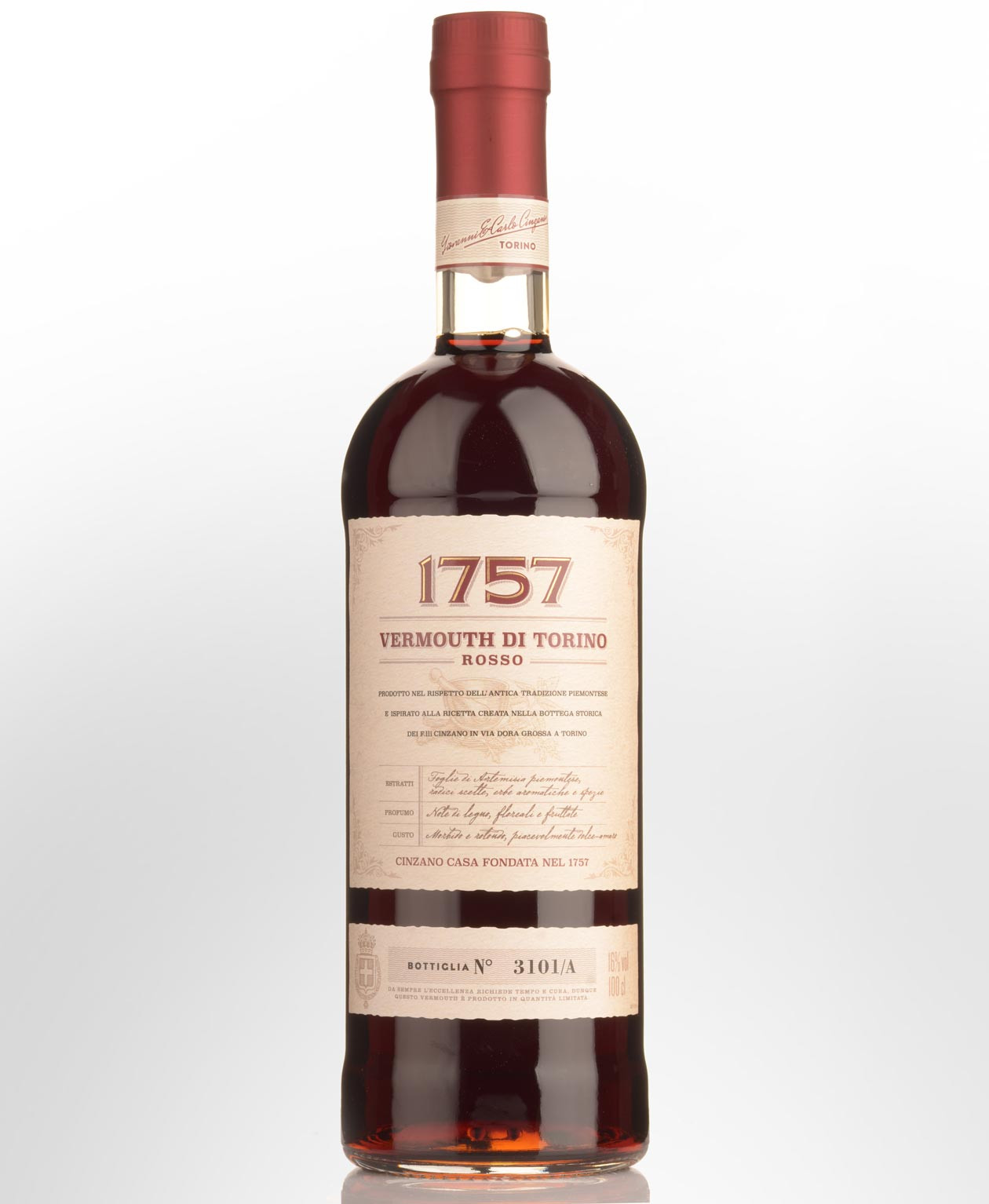 CINZANO 1757 ROSSO VERMOUTH 1L