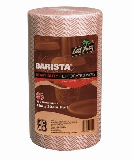 CAST AWAY HEAVY DUTY BROWN WIPES 85S Pack Size: 4