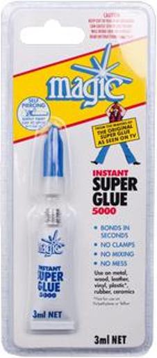 MAGIC SUPER SUPERGLUE TUBE 3ML Pack Size: 12