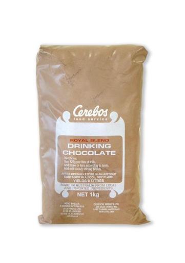 CEREBOS DRINKING CHOCOLATE FOOD SERVICE 1KG Pack Size: 12