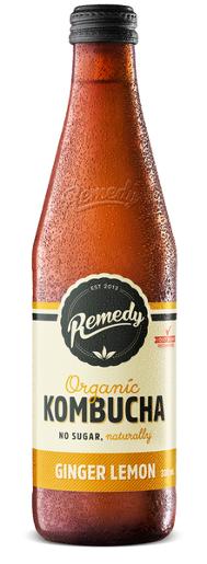 REMEDY GINGER VARIETY KOMBUCHA 330ML Pack Size: 12