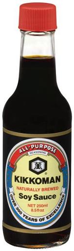 KIKKOMAN SAUCE SOY 250ML pack size: 12