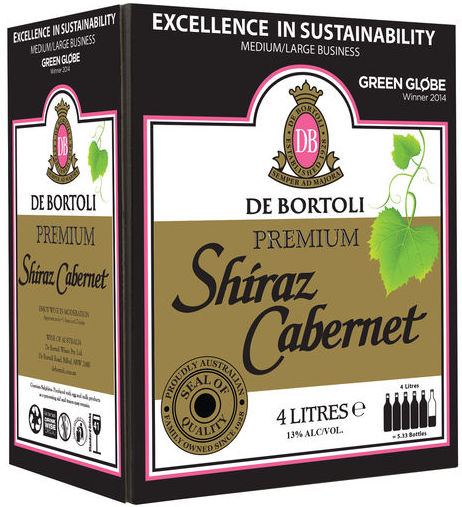 DE BORTOLI PREM S/CAB CSK 4L Pack Size:4 Pack Size:4